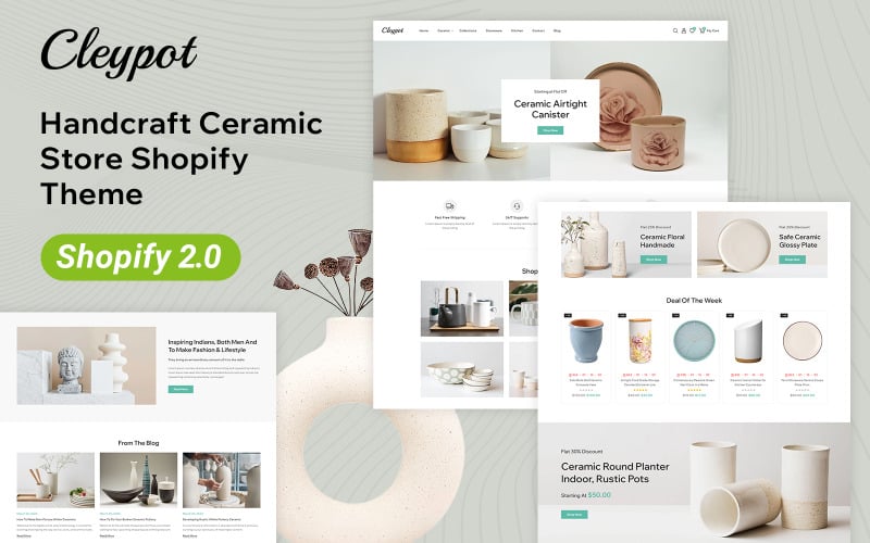 Cleypot - Ceramic and Furniture Store Shopify Theme Cleypot - Ceramic and Furniture Store Shopify Theme