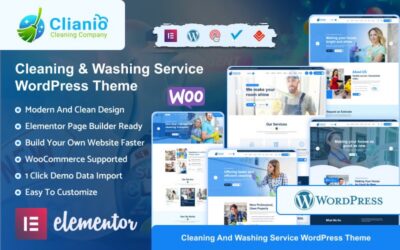 Clianio - Cleaning Services WooCommerce Theme