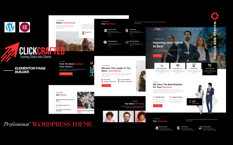 Click Crafted - Business & Corprate Services WordPress Theme Click Crafted - Business & Corprate Services WordPress Theme
