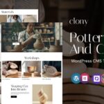 Clony - Ceramic and Pottery WordPress Elementor Theme