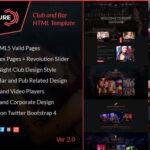 Club Couture - Night Club HTML Website Template