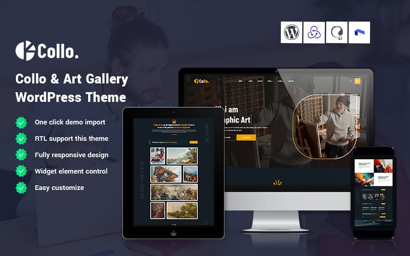 Collo - Art Gallery WordPress Theme Collo - Art Gallery WordPress Theme
