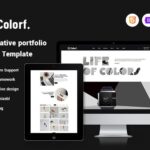 Colorf - Creative portfolio Website Template