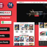 Comic Max – Anime & Manga Stories WordPress Elementor Template