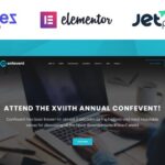 Confevent - Event Landing Page WordPress Theme for Conference Planning Website