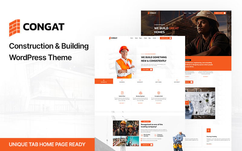 Congat - Construction & Building WordPress Theme Congat - Construction & Building WordPress Theme