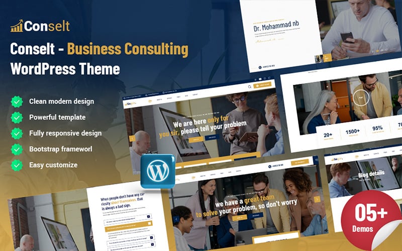 Conselt - Business Consulting WordPress Theme Conselt - Business Consulting WordPress Theme