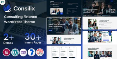 Consilix - Consulting Finance WordPress Theme