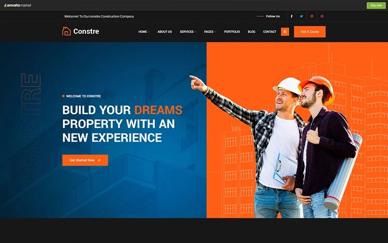 Constre – Construction & Industry WordPress Theme Constre – Construction & Industry WordPress Theme