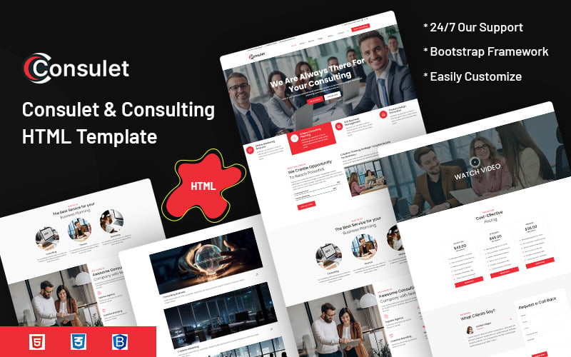 Consulet – Consulting Website Template Consulet – Consulting Website Template