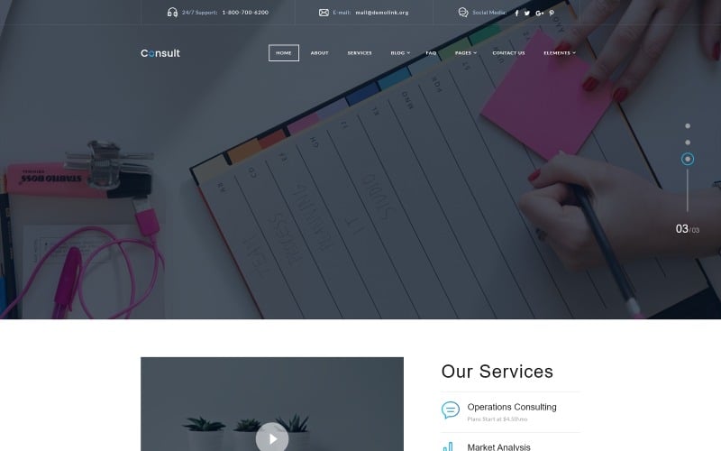 Consult - Corporate Ready-to-Use Website Template Consult - Corporate Ready-to-Use Website Template
