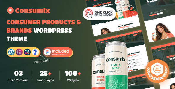 Consumix | Consumer Products & Brands WordPress Theme Consumix | Consumer Products & Brands WordPress Theme