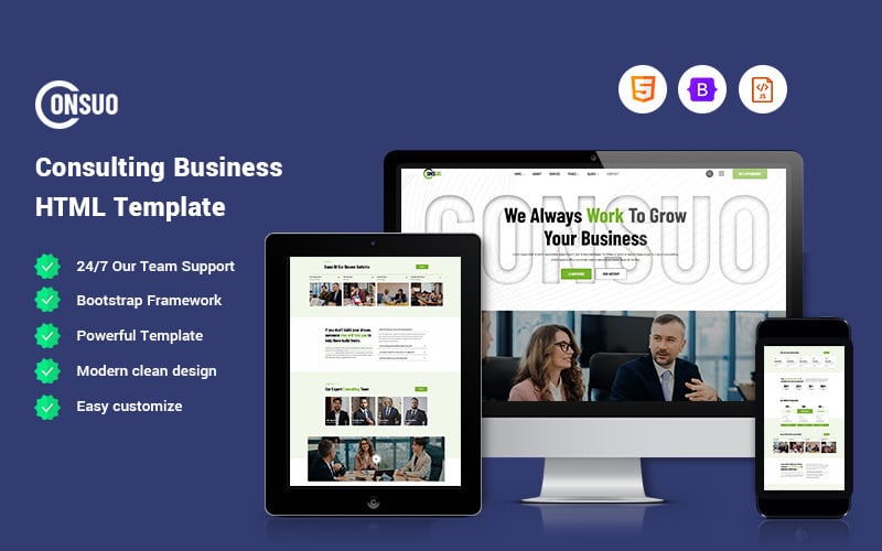 Consuo - Consulting Website Template Consuo - Consulting Website Template