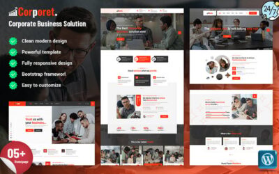 Corporet - Corporate Business Solution WordPress Theme