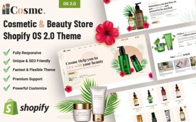 Cosme - Cosmetic & Beauty Store Shopify OS 2.0 Theme