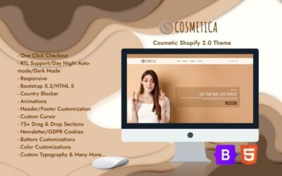 Cosmetica - Beauty Shopify Theme,  Cosmetic Shopify Template
