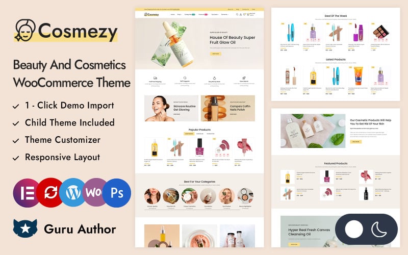 Cosmezy - Beauty Salon & Cosmetics Store Elementor WooCommerce Responsive Theme Cosmezy - Beauty Salon & Cosmetics Store Elementor WooCommerce Responsive Theme