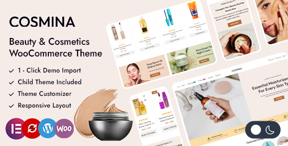 Cosmina - Skincare & Beauty Shop Elementor WooCommerce Theme Cosmina - Skincare & Beauty Shop Elementor WooCommerce Theme