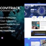 Covitrack - Coronavirus HTML Website Template