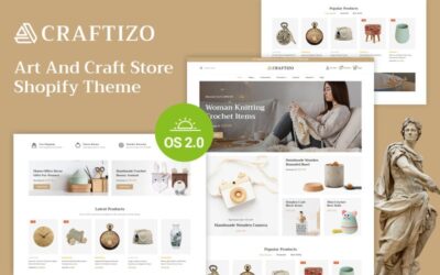 Craftizo - Home Decor & Art Gallery Shopify 2.0 Responsive Theme