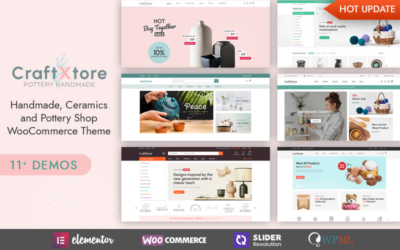 CraftXtore - Handmade, Ceramics and Pottery Shop WooCommerce Theme