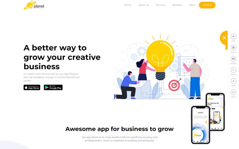Creative Business Website Template Creative Business Website Template