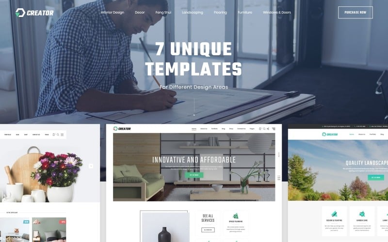 Creator - Design Multipurpose HTML5 Website Template Creator - Design Multipurpose HTML5 Website Template