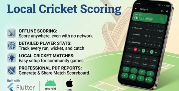 Cricer | Offline Cricket Scoring App for Android & iOS Cricer | Offline Cricket Scoring App for Android & iOS