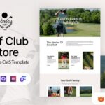 Cros Golf - Club And course WordPress Elementor Theme