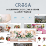 Crosa | Multi-Purpose Shopify Theme for Flower Store