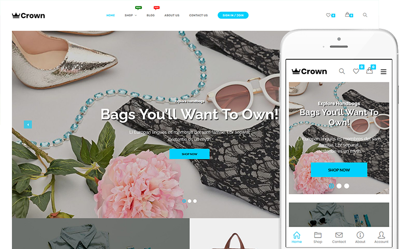 Crown - Fashion Store WooCommerce Theme Crown - Fashion Store WooCommerce Theme