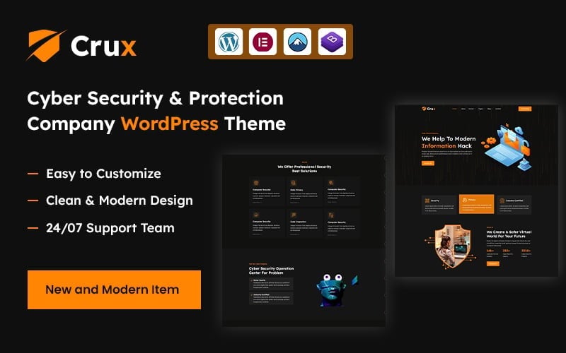 Crux – Cyber Security Services & Protection Company WordPress Theme Crux – Cyber Security Services & Protection Company WordPress Theme