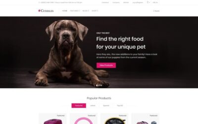 Cuddles - Pet Shop WooCommerce Theme