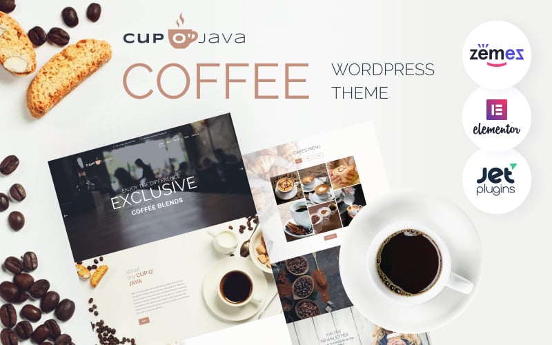 Cup o' Java - Coffee Shop Responsive WordPress Theme Cup o' Java - Coffee Shop Responsive WordPress Theme