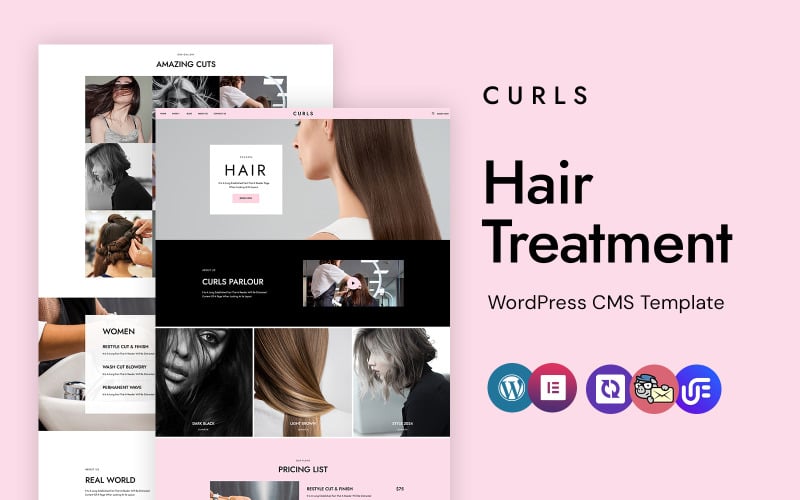 Curls - The Ultimate Hair Care and Treatment WordPress Elementor Theme Curls - The Ultimate Hair Care and Treatment WordPress Elementor Theme