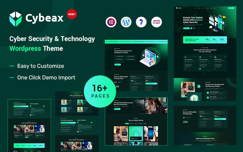 Cybeax – Cyber Security Elementor WordPress Theme Cybeax – Cyber Security Elementor WordPress Theme