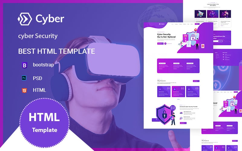Cyber Security Service HTML5 Template Cyber Security Service HTML5 Template
