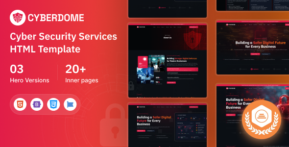 CyberDome - Cyber Security Services HTML Template CyberDome - Cyber Security Services HTML Template