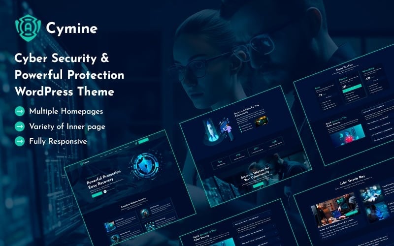 Cymine - Cyber Security & Powerful Protection WordPress Theme Cymine - Cyber Security & Powerful Protection WordPress Theme