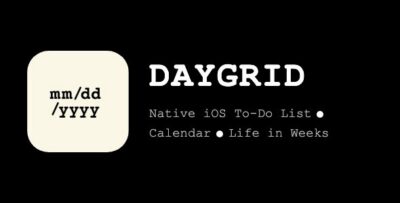 Daygrid | Native iOS Task Manager App in SwiftUI