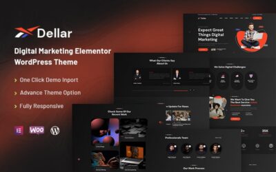 Dellar - Digital Marketing Elementor WordPress Theme