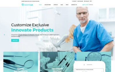 Dentalk - Responsive Clean Bootstrap Shopify Theme