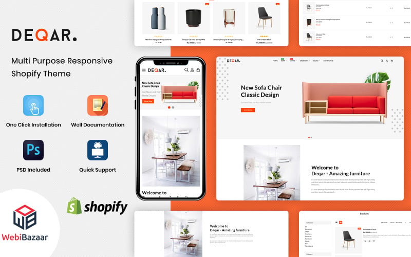 Deqar - Mega Furniture Shopify Store Deqar - Mega Furniture Shopify Store
