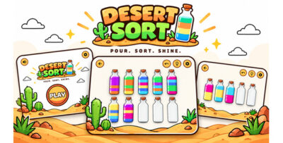 Desert Sort | HTML5 Color Sorting Game