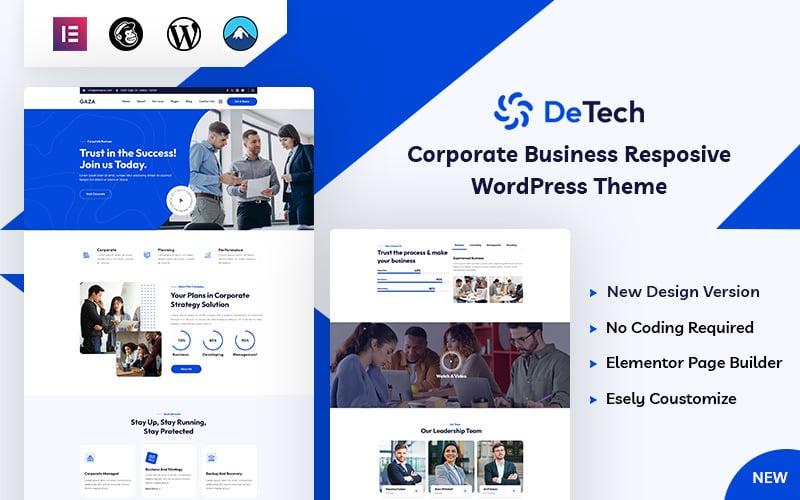 Detech - Corporate WordPress Theme Detech - Corporate WordPress Theme