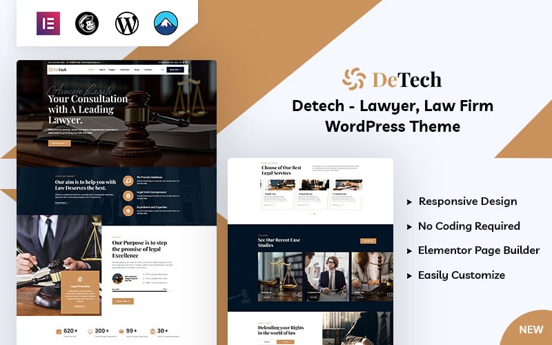 Detech - Law WordPress Theme Detech - Law WordPress Theme