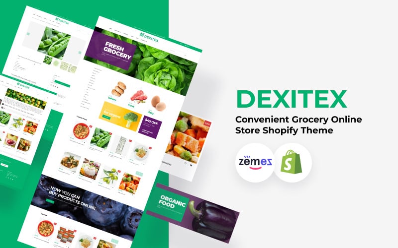 Dexitex - Convenient Grocery Online Store Shopify Theme Dexitex - Convenient Grocery Online Store Shopify Theme