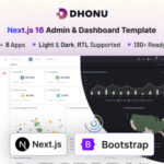 Dhonu - Next.js Admin & Dashboard Template