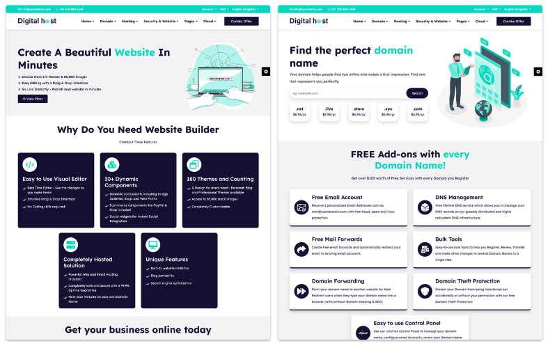 Digital Host HTML and WHMCS Theme Digital Host HTML and WHMCS Theme