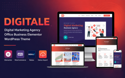 Digitale - Digital Marketing Agency Office Business Elementor WordPress Theme